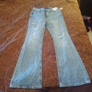 Aeropostle. Brand New Never worn, with tags high rise flare jeans size 8